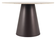 Jorf Beige & Bronze Dining Table - Ornate Home