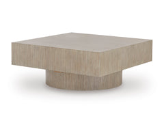 Jorielyn Light Grayish Brown Square Cocktail Table - Ornate Home