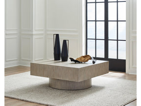 Jorielyn Light Grayish Brown Square Cocktail Table - Ornate Home