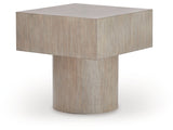 Jorielyn Light Grayish Brown Square End Table - Ornate Home