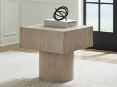 Jorielyn Light Grayish Brown Square End Table - Ornate Home