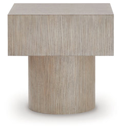 Jorielyn Light Grayish Brown Square End Table - Ornate Home