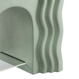 Jorin Sage Squiggle Side Table - Ornate Home