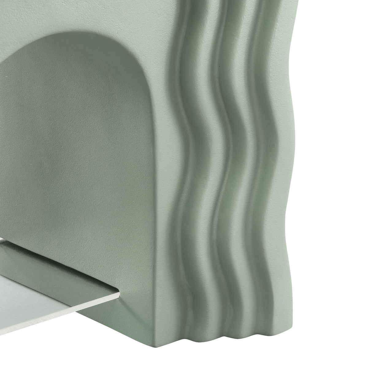 Jorin Sage Squiggle Side Table - Ornate Home
