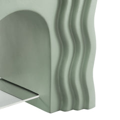Jorin Sage Squiggle Side Table - Ornate Home