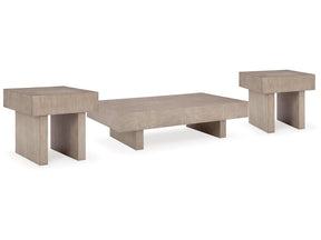 Jorlaina Brown Coffee Table and 2 End Tables - Ornate Home