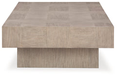 Jorlaina Light Grayish Brown Coffee Table - Ornate Home