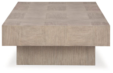 Jorlaina Light Grayish Brown Coffee Table - Ornate Home