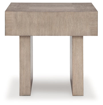 Jorlaina Light Grayish Brown End Table - Ornate Home