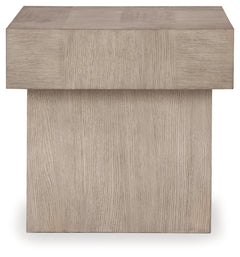 Jorlaina Light Grayish Brown End Table - Ornate Home