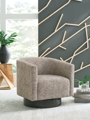 Jorryn Brown Swivel Accent Chair (Online Special Price) - Ornate Home