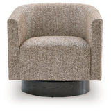 Jorryn Brown Swivel Accent Chair (Online Special Price) - Ornate Home