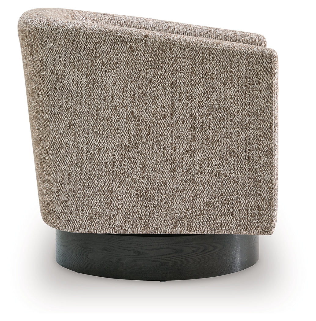 Jorryn Brown Swivel Accent Chair (Online Special Price) - Ornate Home