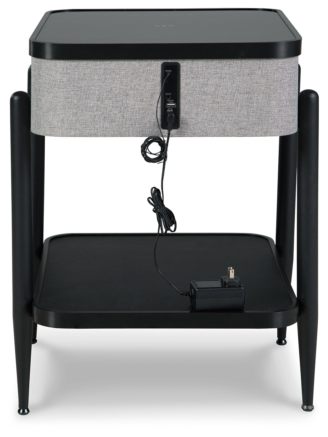 Jorvalee Gray/Black Accent Table (Online Special Price) - Ornate Home