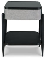 Jorvalee Gray/Black Accent Table - Ornate Home