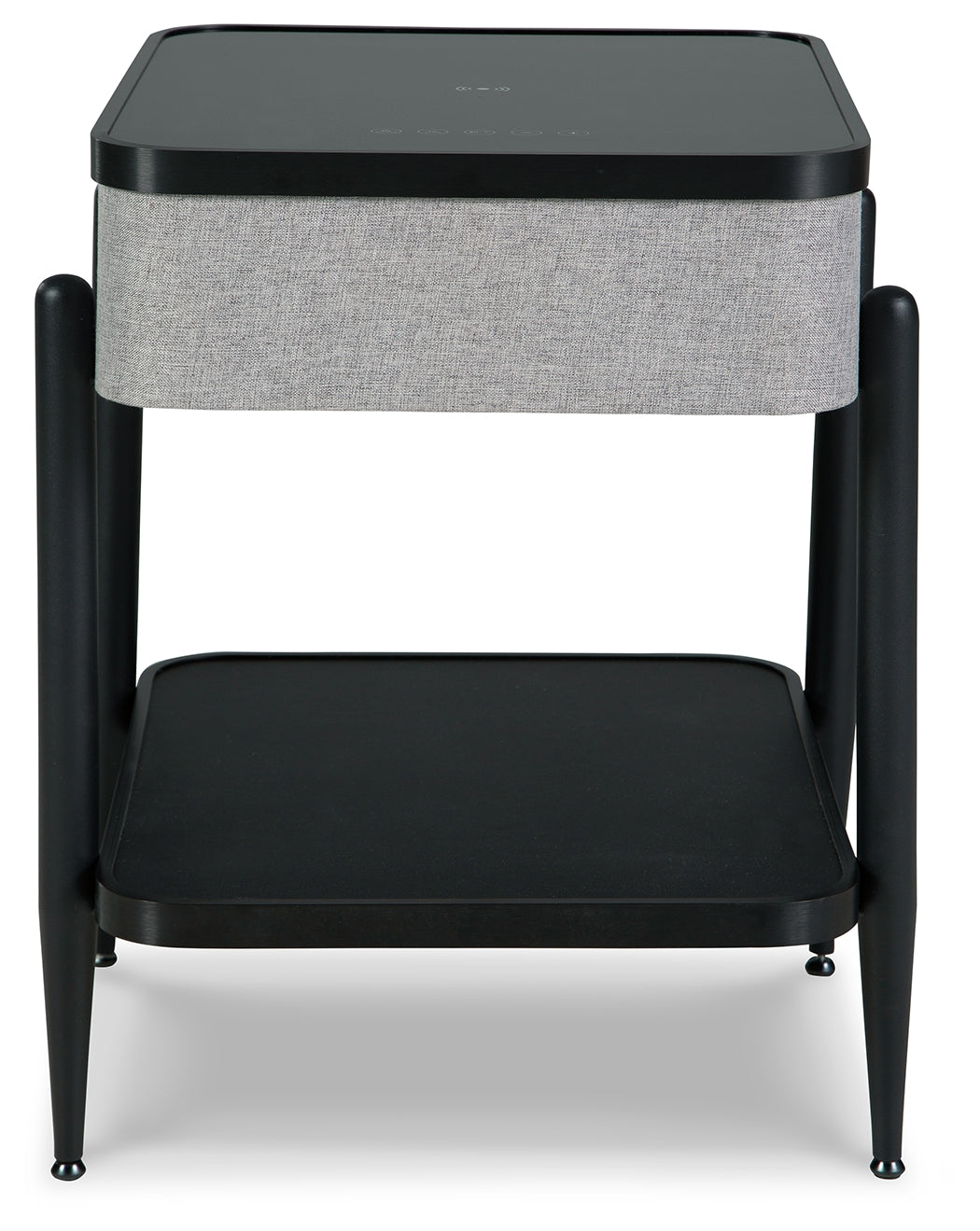 Jorvalee Gray/Black Accent Table - Ornate Home