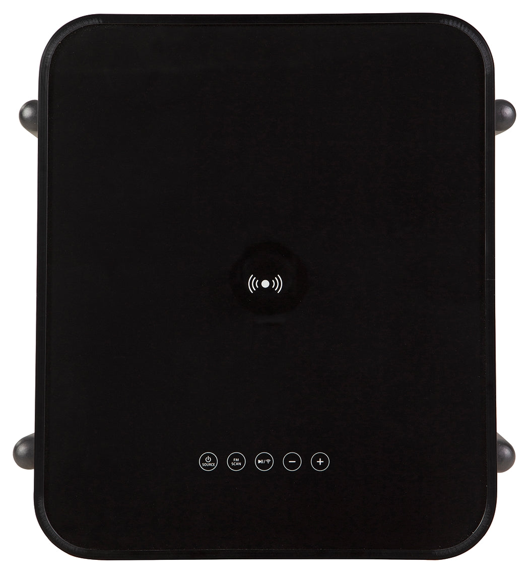 Jorvalee Gray/Black Accent Table - Ornate Home