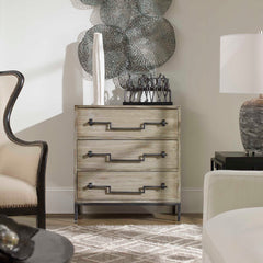 Jory Aged Ivory Accent Chest - Ornate Home