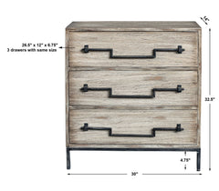 Jory Aged Ivory Accent Chest - Ornate Home