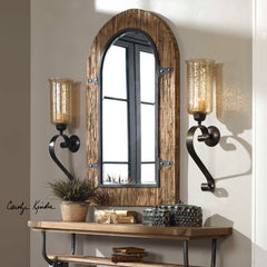 Joselyn Bronze Candle Wall Sconce - Ornate Home