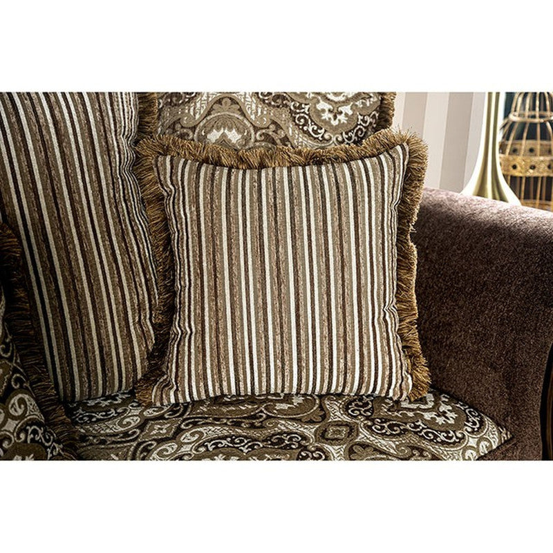 Joselyn Brown Sofa - Ornate Home