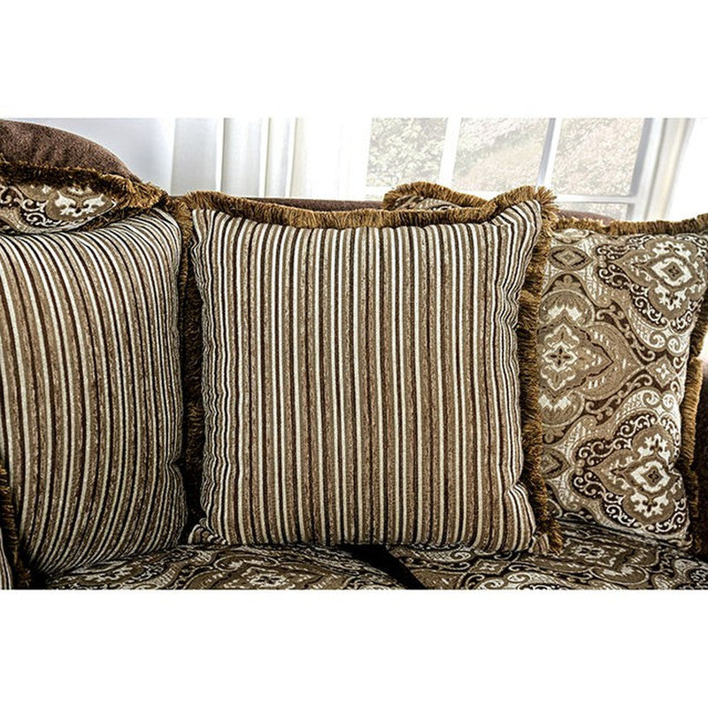 Joselyn Brown Sofa - Ornate Home