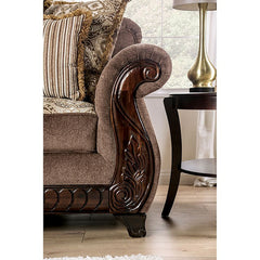 Joselyn Brown Sofa - Ornate Home