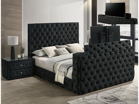 Josephine Black King HB   5213BK-K-HB - Ornate Home