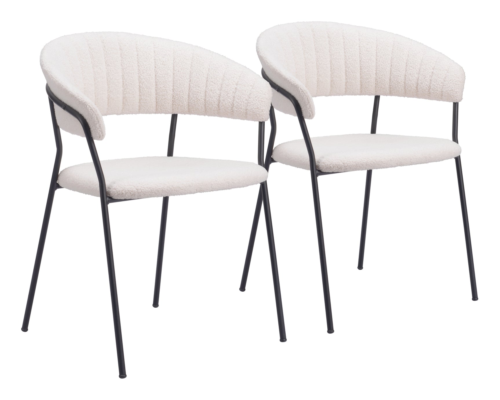 Josephine Cream Dining Chair (Set of 2) - Ornate Home