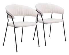Josephine Cream Dining Chair (Set of 2) - Ornate Home