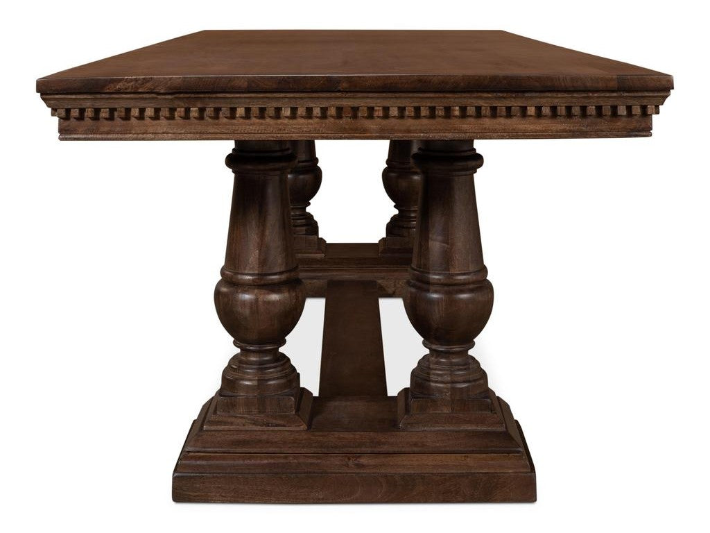 Joshua Brown Pedestal Dining Table - Ornate Home