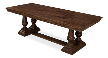 Joshua Brown Pedestal Dining Table - Ornate Home