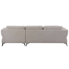 Josiah Sand Fabric Sectional Sofa - Ornate Home
