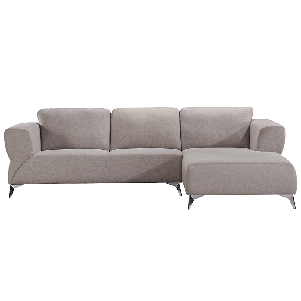 Josiah Sand Fabric Sectional Sofa - Ornate Home