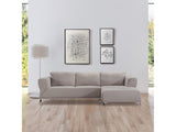 Josiah Sand Fabric Sectional Sofa - Ornate Home