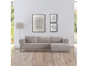 Josiah Sand Fabric Sectional Sofa - Ornate Home