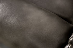 Josias Dark Gray Leatherette Sofa & Loveseat - Ornate Home