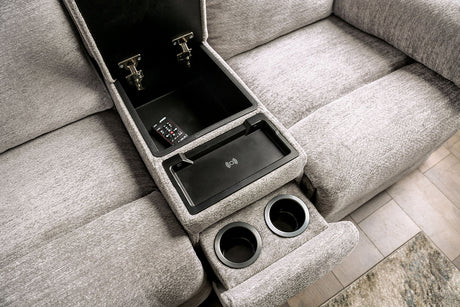 Josias Light Gray Fabric Sofa & Loveseat - Ornate Home