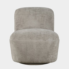 Josie Grey Swivel Accent Chair - Ornate Home