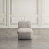 Josie Grey Swivel Accent Chair - Ornate Home
