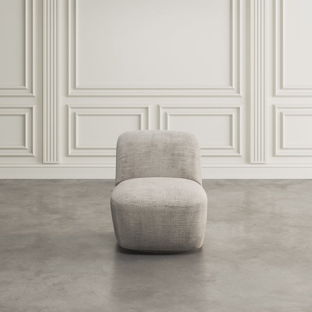 Josie Grey Swivel Accent Chair - Ornate Home