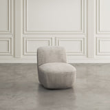 Josie Grey Swivel Accent Chair - Ornate Home