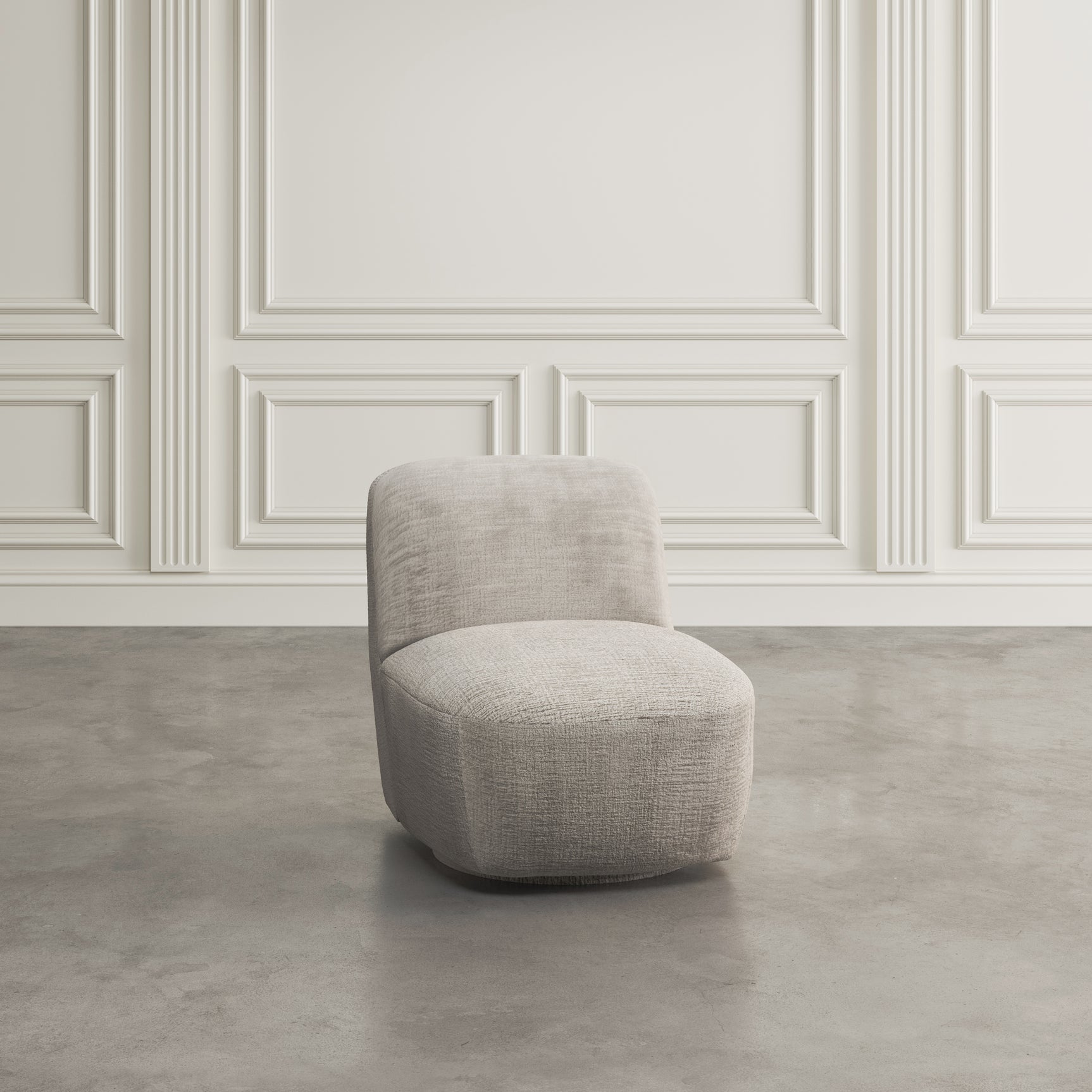 Josie Grey Swivel Accent Chair - Ornate Home