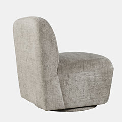 Josie Grey Swivel Accent Chair - Ornate Home