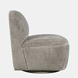 Josie Grey Swivel Accent Chair - Ornate Home