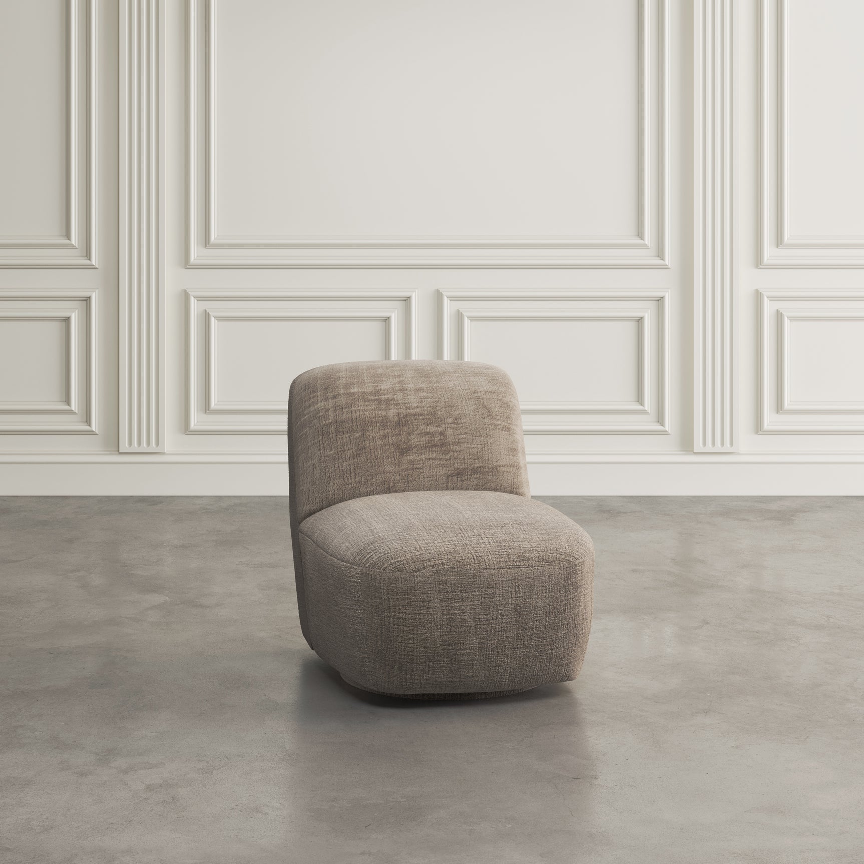Josie Mink Swivel Accent Chair - Ornate Home