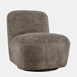 Josie Mink Swivel Accent Chair - Ornate Home