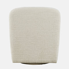 Josie Snow Swivel Accent Chair - Ornate Home