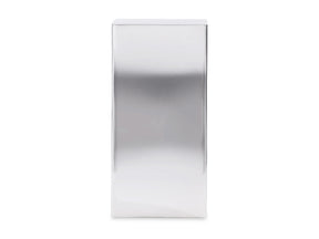 Joss Polished Stainless Steel Accent Table - Ornate Home