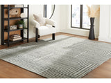 Jossen Ivory/Gray Large Rug - Ornate Home
